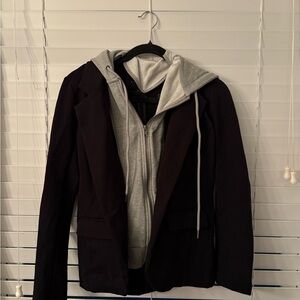 Liverpool Black and Gray Blazer/Sweatshirt